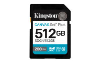 SD Card 512GB Kingston SDXC Canvas Go Plus C10 retail