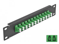 DELOCK 10" LWL Patchpanel 12 Port LC Duplex...