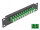 DELOCK 10" LWL Patchpanel 12 Port LC Duplex grün 1HE schwa