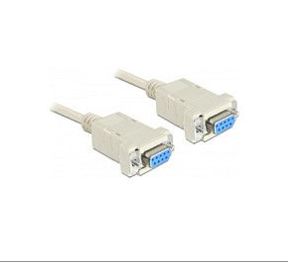 DELOCK Nullmodemkabel D-Sub9 -> D-Sub9 Bu/Bu 3.00m