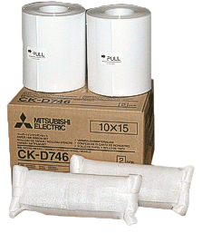 Mitsubishi CK-D 746 10x15cm 2x 400 Prints + Farbkartusche