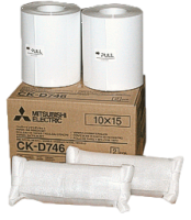 Mitsubishi CK-D 746 10x15cm 2x 400 Prints + Farbkartusche