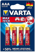 Varta Max Tech Micro AAA 4 Stk