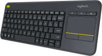 Logitech K400 Plus Wireless Touch Keyboard QWERTZ schwarz