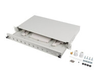 LANBERG 19" Fiber Patchpanel 1U 12xSC SIMPLEX/12xLC...