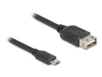 DELOCK USB 2.0 Kab USB Typ Micro-B St zu USB Typ-A Bu 5 m