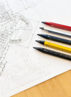 TROIKA Multitasking-Bleistift CONSTRUCTION ENDLESS silber