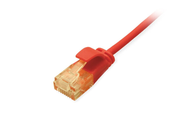 Equip Patchkabel Cat6A SlimFlex U/UTP 1.00m rot  LSZH 2xRJ45 Polybeutel