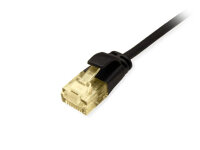 Equip Patchkabel Cat6A SlimFlex U/UTP 0.25m schw.LSZH...