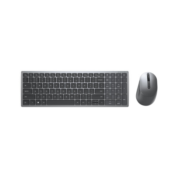 Dell Tastatur+Maus Kabellos 2.4GHz QWERTY Titan Grau
