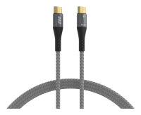EFB USB-C Kabel 100W PD 3.0 5A E-Marker Chip 1m grau