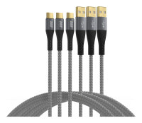 EFB USB-A auf USB-C Kabelset 60W QC 3A 3x2m
