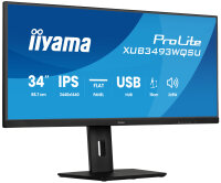 IIYAMA 86,7cm (34")   XUB3493WQSU-B6 21:9  HDMI+2xDP+2xUSB-C