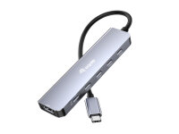 Equip Adapter USB-C->HDMI/3xUSB-C/USB PD 4K/ 60Hz...