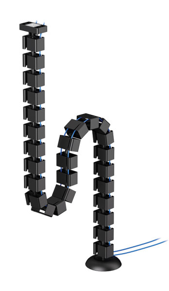 Neomounts Kabelwirbelsäule 130x99,4cm magnetisch schwarz