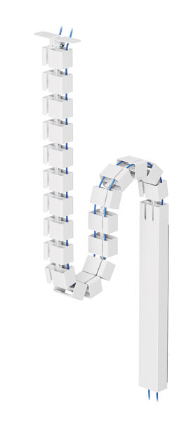 Neomounts Kabelwirbelsäule 128,7x99cm schraubbar weiß