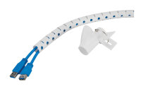 Neomounts Kabelspirale 200x1,5cm 1-4Kabel weiß