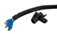 Neomounts Kabelspirale 200x1,5cm 1-5Kabel schwarz