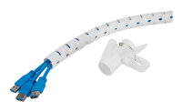 Neomounts Kabelspirale 200x1,5cm 1-5Kabel weiß