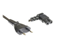 Alcasa 3m Euro-Netzkabel