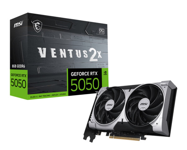 MSI RTX5050 8G VENTUS 2X OC        8GB GDDR6 HDMI 3xDP