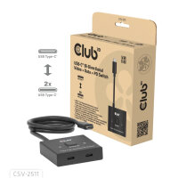 Club3D USB-C Switch 2<->1            10Gbps + 100W...