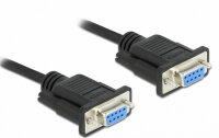 DELOCK Seriell RS-232 D-Sub9 BU<BU Nullmodem schmal...