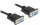 DELOCK Seriell RS-232 D-Sub9 BU<BU Nullmodem schmal Geh. 10m