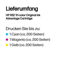 HP 652 Color F6V24AE