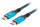 LANBERG USB-C M/M USB4 Kabel 2,0m 240W 8K 60Hz schwarz/blau