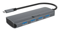 Dockingstation IcyBox 6 in 1 1xHDMI 4K60Hz, 4x USB-A