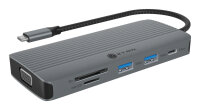 Dockingstation IcyBox PD 10 in 1 1xHDMI 1xVGA USB-C