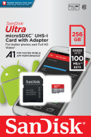 256GB SanDisk Ultra microSDXC