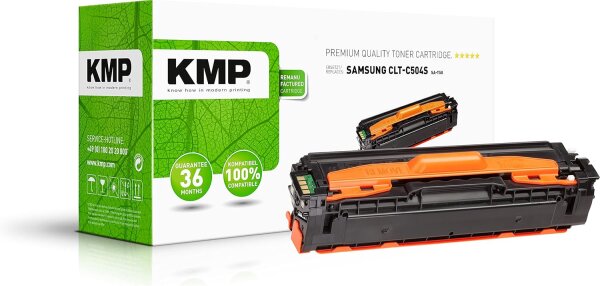 KMP Toner Samsung CLT-C504S cyan 1800 S. SA-T58 remanufactured