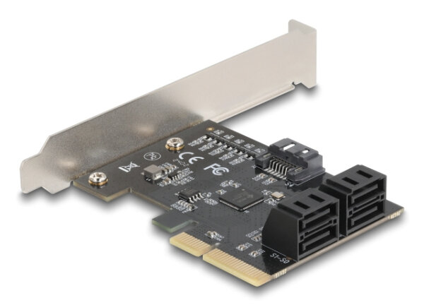 DELOCK PCI Express x4 Karte zu 5 Port SATA Kontroller - Low