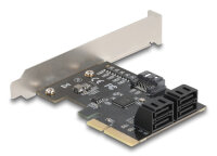 DELOCK PCI Express x4 Karte zu 5 Port SATA Kontroller - Low