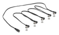 DELOCK DC Splitter Kabel 1 x Buchse gerade zu 5 x Buchse 5,5