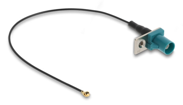 DELOCK Antennenkabel FAKRA Z Stecker zu MHF  I Stecker 1,13