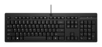 HP 125 G2 USB Wired Keyboard Schwarz Layout Deutsch