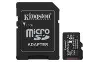 SD MicroSD Card 512GB Kingston SDXC Canvas+ Gen3...
