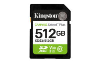 SD Card 512GB Kingston SDXC Canvas Plus Gen3 C10 retail
