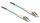 DELOCK LWL Kabel LC Duplex zu LC Duplex Multimode OM3 100 m