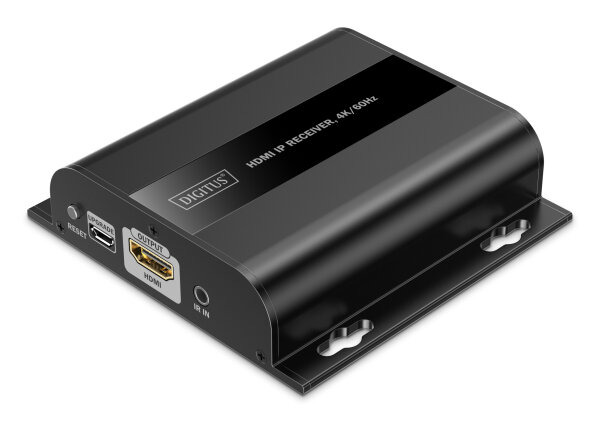 DIGITUS HDMI IP Receiver 4K/60Hz schwarz