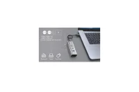 GRAUGEAR 4-Port USB HUB + PD Supports 2x USB-C 2x USB-A