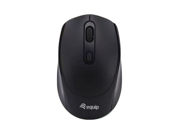 Equip Kompaktmaus Wireless Dual Mode 4Btn  L+R       schwarz