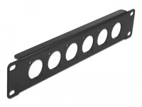 DELOCK 10" D-Typ Patchpanel 6 Port schwarz
