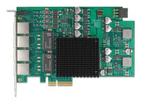 DELOCK PCI Express x4 Netzwerkkarte Gigabit LAN 4xRJ45 PoE+