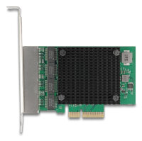 DELOCK PCI Express x4 Netzwerkkarte 2,5 Gigabit LAN 4xRJ45