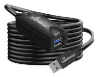 MediaRange Aktives USB-Verlängerungskabel, USB 3.0,...