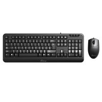 MediaRange Tastatur+Maus USB 2.0 schwarz QWERTY  GR
